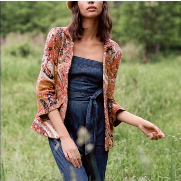 Anthropologie Sweaters - Anthropologie Moth Paisley Print Cardigan Sweater